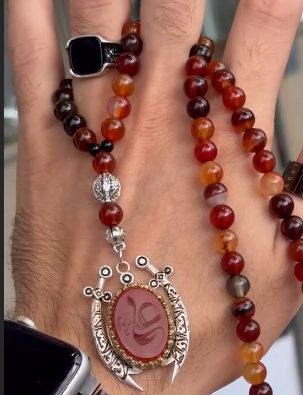 Prestige Hz. Ali Sulemani Aqeeq Tasbih – Dar ul Misk Tasbeeh