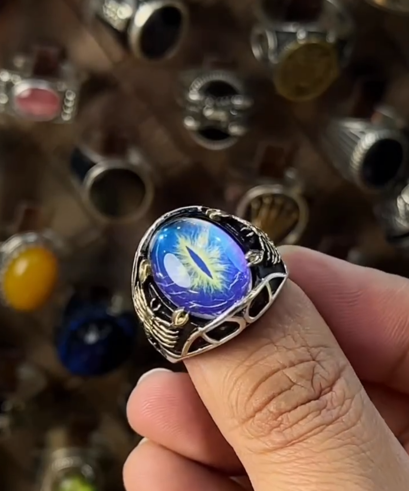 Oval Dragon Eye RPG DND Scorpion Cosplay Ring VVIP Ring