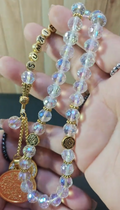 Customized Crystal tasbeeh shining beads